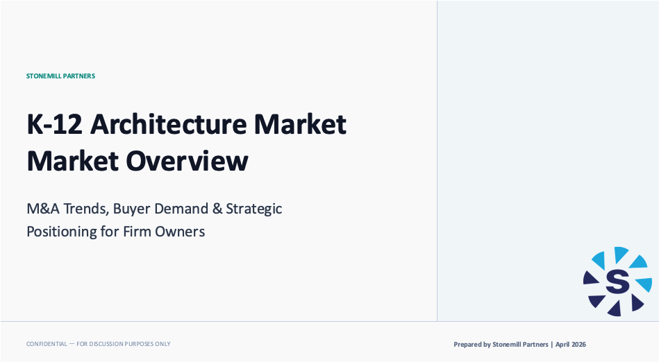 2026 K-12 Architecture Market Report